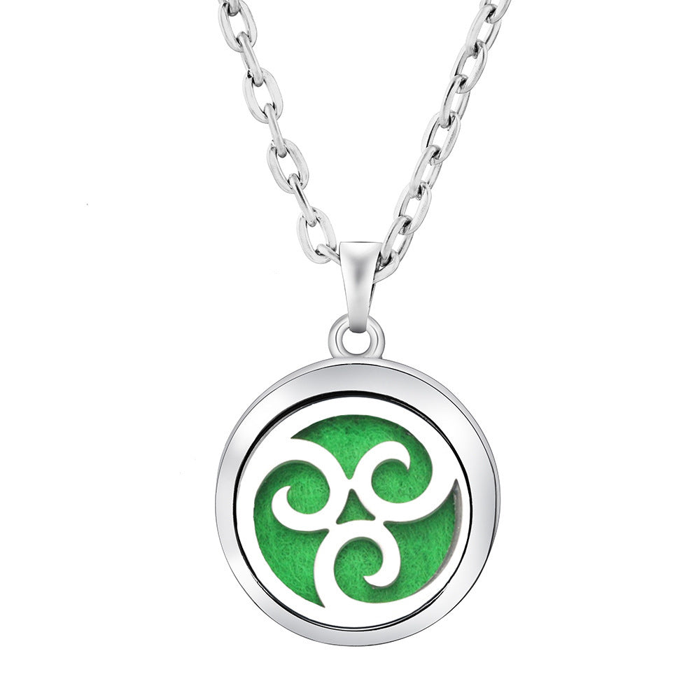 Collier Diffuseur Rond — Arbre de Vie & 9 Motifs