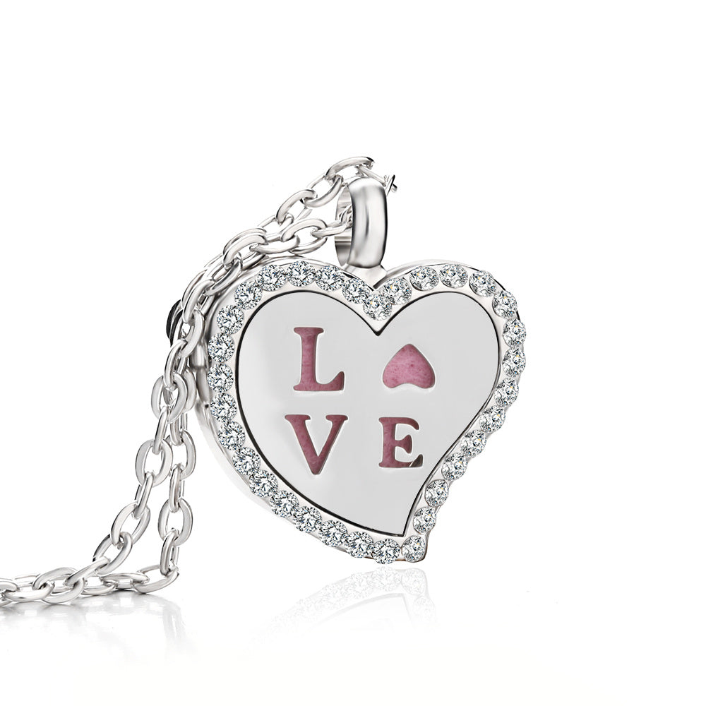 Heart Diffuser Necklace – Scented Jewelry by K‑AROLE™