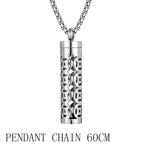 Collier Diffuseur Cylindrique — Bijou d’Aromathérapie