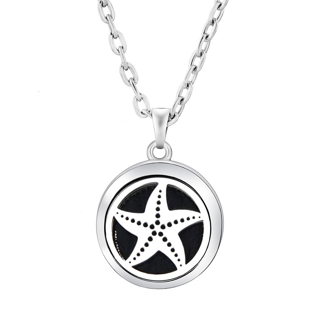 Collier Diffuseur Rond — Arbre de Vie & 9 Motifs