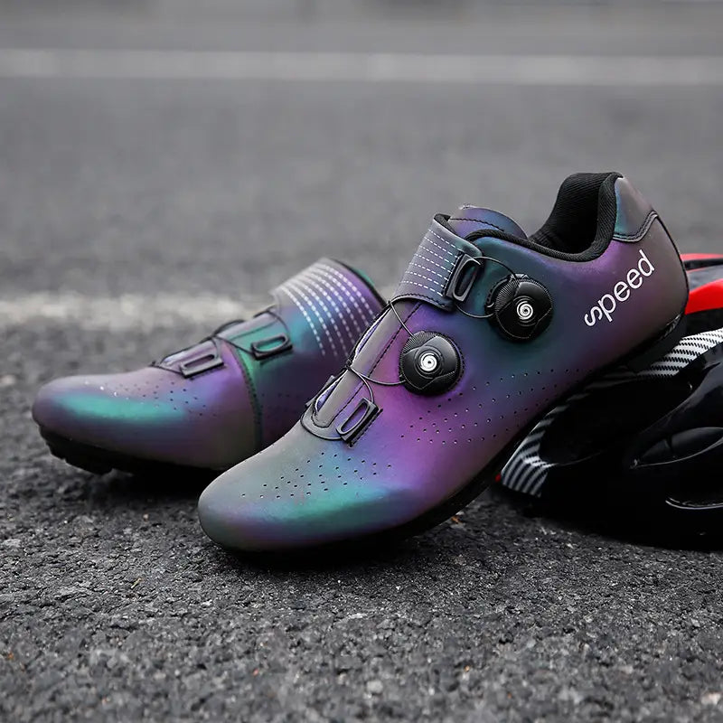 Professional Racing Road Bike Sneakers Colorful Light