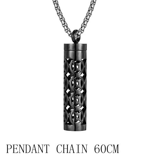 Collier Diffuseur Cylindrique — Bijou d’Aromathérapie