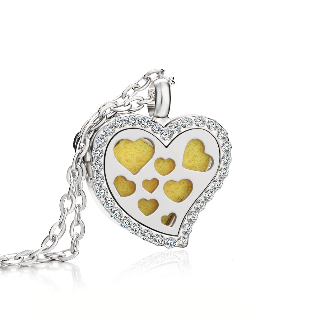 Heart Diffuser Necklace – Scented Jewelry by K‑AROLE™