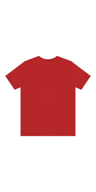 Unisex jersey short sleeve red t-shirt