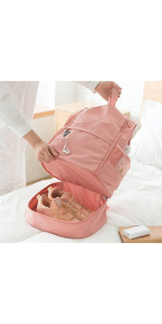 Leisure large capacity travel bag - Pink - Leggings
