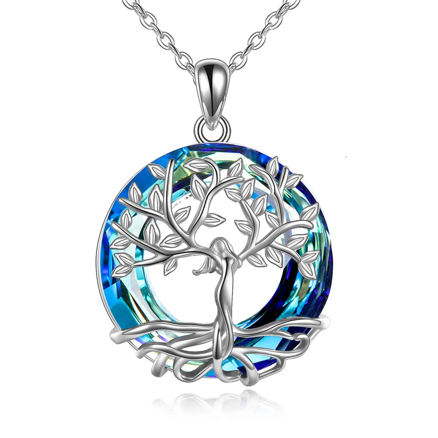 Sterling Silver Tree of Life Pendant Necklace Jewelry Gift