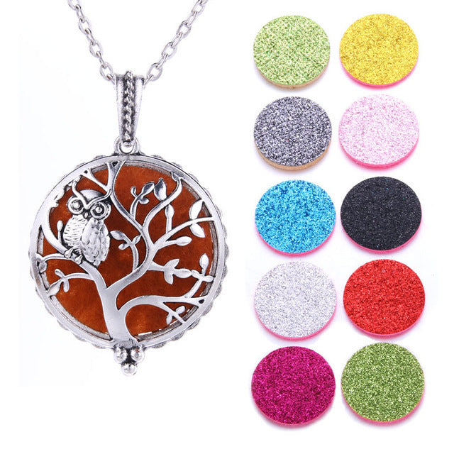 Diffuseur d'huiles essentielles à pendentif pour aromathérapie