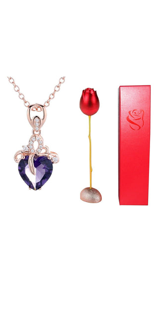 Kolekcja Enchanted Heart: eleganckie miedziane naszyjniki w kształcie serca na każdą okazję