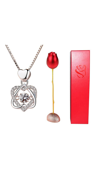 Colecția Inimă fermecată: coliere elegante în formă de inimă din cupru pentru fiecare ocazie