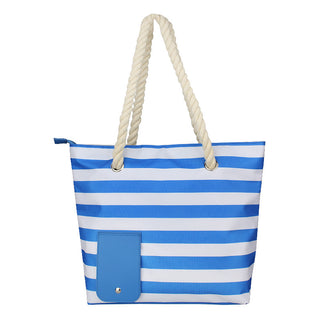 K-AROLE™️ Randig strandväska - Snygg och rymlig väska