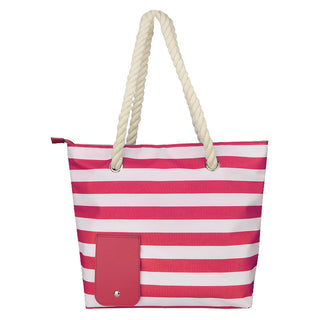 K-AROLE™️ Striped Beach Tote - Tyylikäs ja tilava laukku