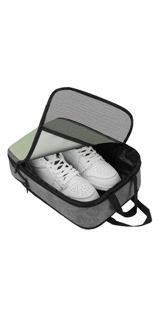 Stylish Mesh Gymnastics Sneakers in K-AROLE Carrying Bag
This image shows a pair of women's mesh gymnastics chunky sneakers from the K-AROLE brand, placed inside a black carrying bag or shoe storage compartment. The sneakers have a trendy and sporty design, with a mesh upper and a chunky sole for enhanced comfort and support. The bag provides a convenient way to transport and store the sneakers, making them easy to take with you on the go.