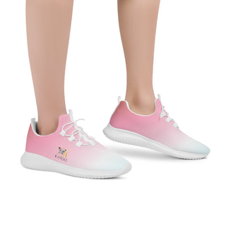 Nuevos zapatos para correr con cordones en la parte delantera para mujer