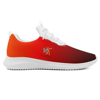 Vibrant K-AROLE sneakers with a striking gradient design, featuring the brand's logo and sleek, modern styling for a fashionable and comfortable look.
