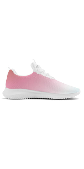 Stylish Women's Pink Lace-Up Sneakers
A pair of modern, trendy women's pink sneakers with a lace-up front design, showcased against a plain white background.
