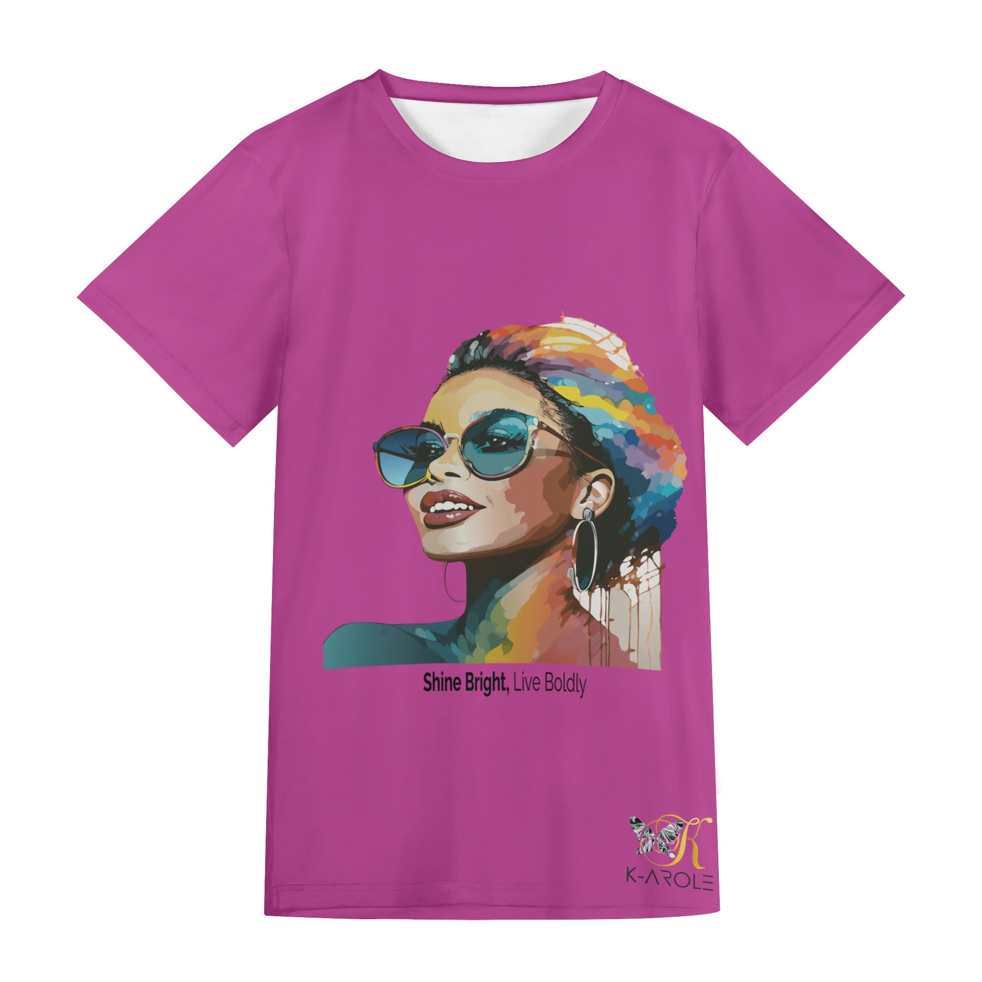 K-AROLE®️ Unisex All-Over Print Adult Short Sleeve Tshirt