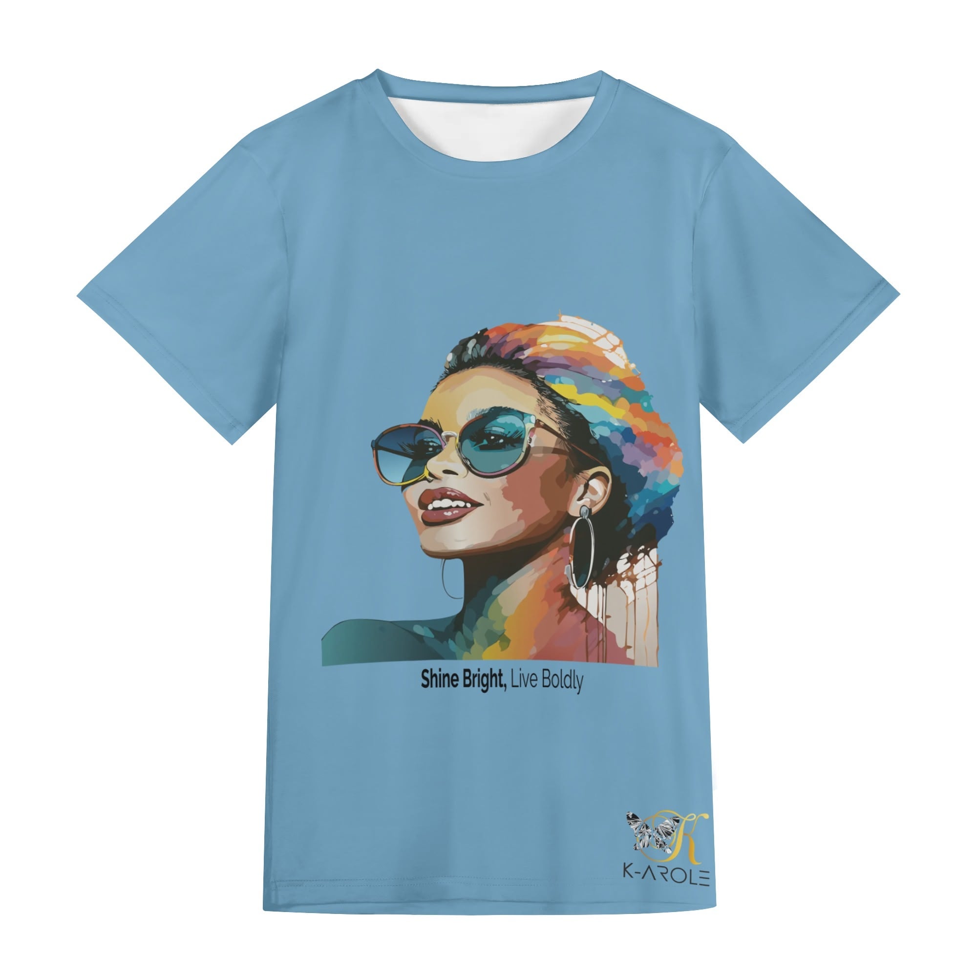 K-AROLE®️ Unisex All-Over Print Adult Short Sleeve Tshirt
