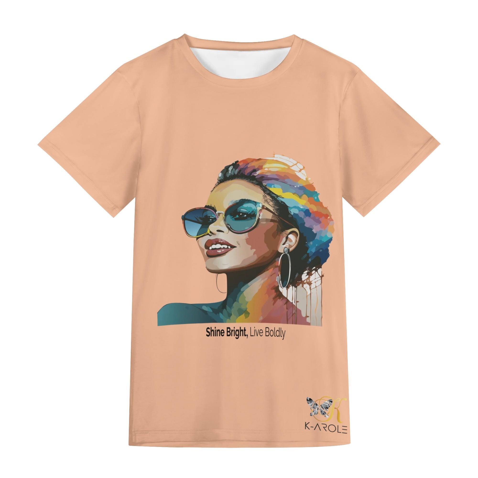 K-AROLE®️ Unisex All-Over Print Adult Short Sleeve Tshirt
