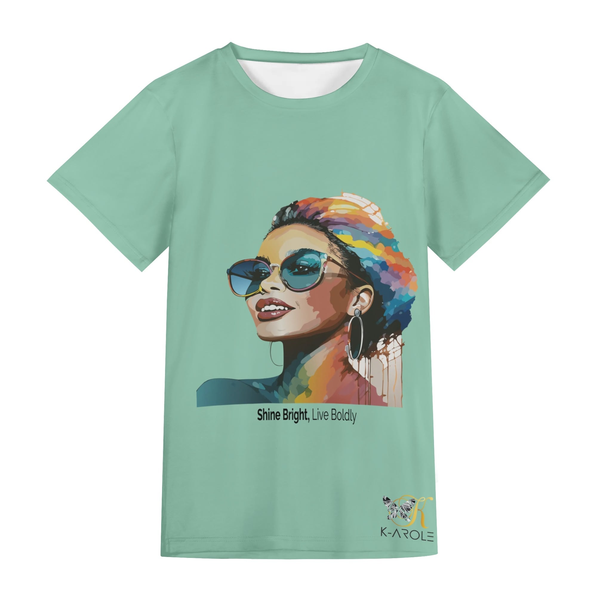 K-AROLE®️ Unisex All-Over Print Adult Short Sleeve Tshirt