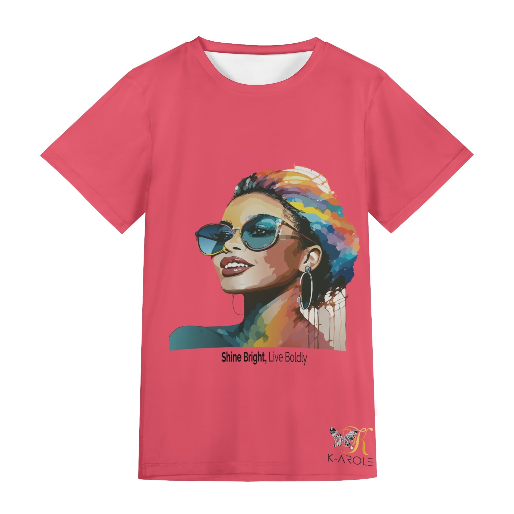 K-AROLE®️ Unisex All-Over Print Adult Short Sleeve Tshirt