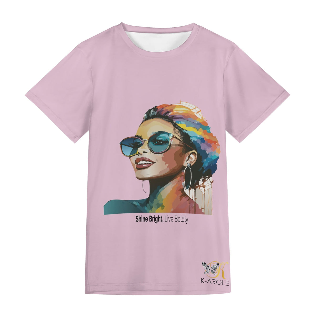 K-AROLE®️ Unisex All-Over Print Adult Short Sleeve Tshirt K-AROLE®️ Shine