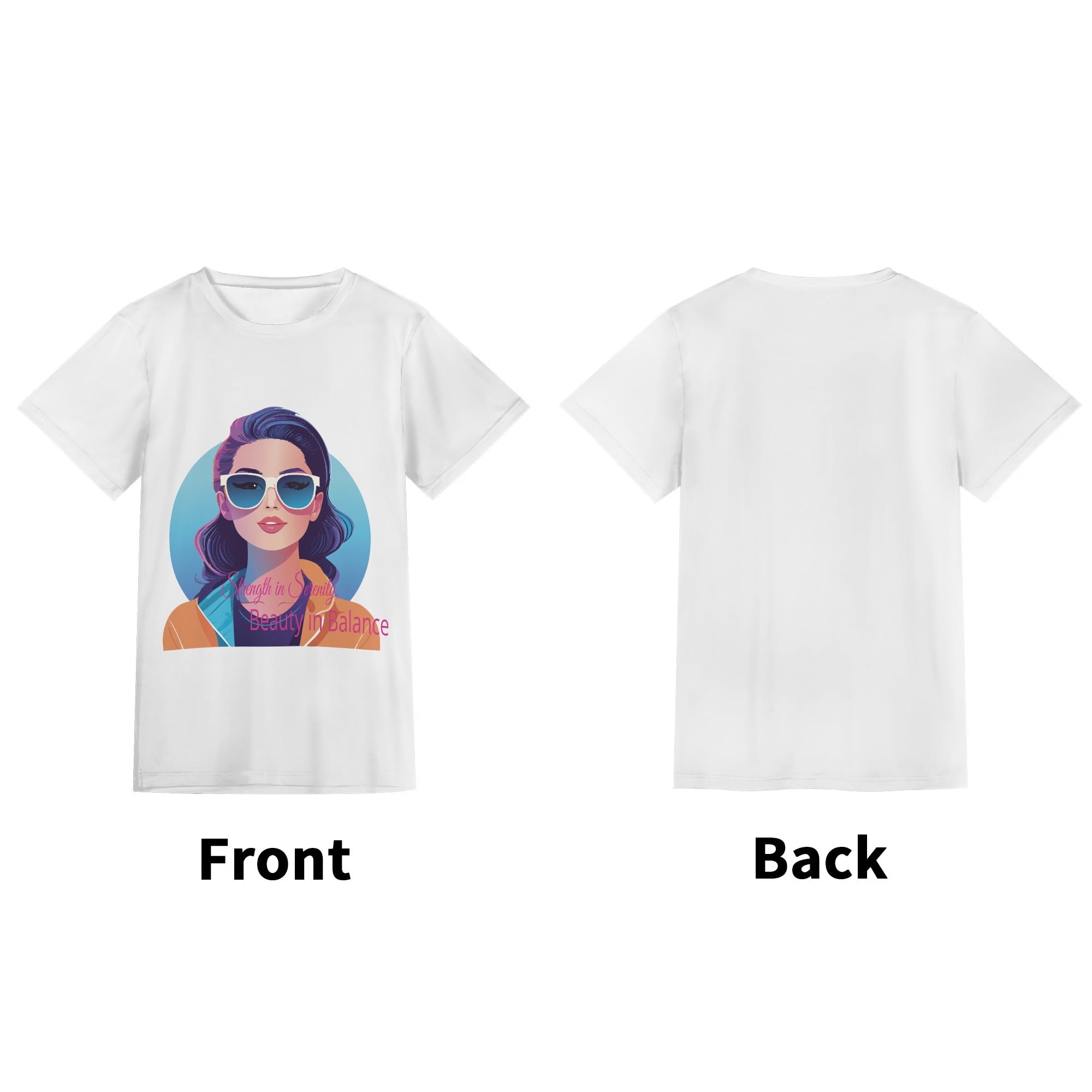 Strength in Serenity – Beauty Balance T-Shirt K-AROLE®️