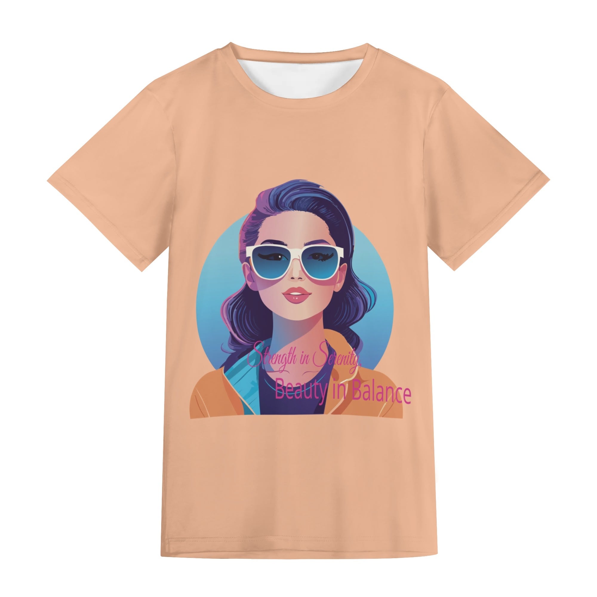 Strength in Serenity – Beauty Balance T-Shirt K-AROLE®️
