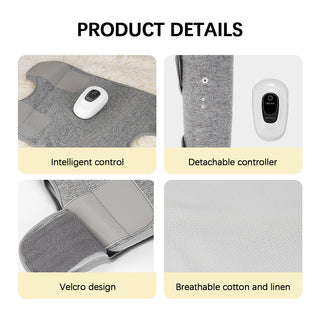 Portable Air Sore Wave Leg Air Pressure Massager by K-AROLE - Features intelligent control, detachable controller, Velcro design, and breathable cotton and linen material.