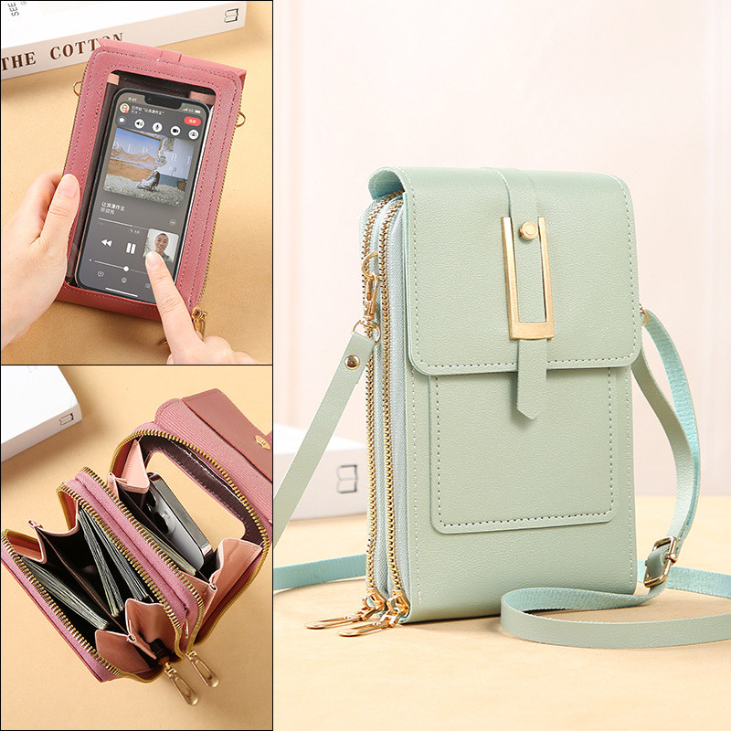KAROLE®️ Elegant Crossbody Leather Phone Bag - Style Meets