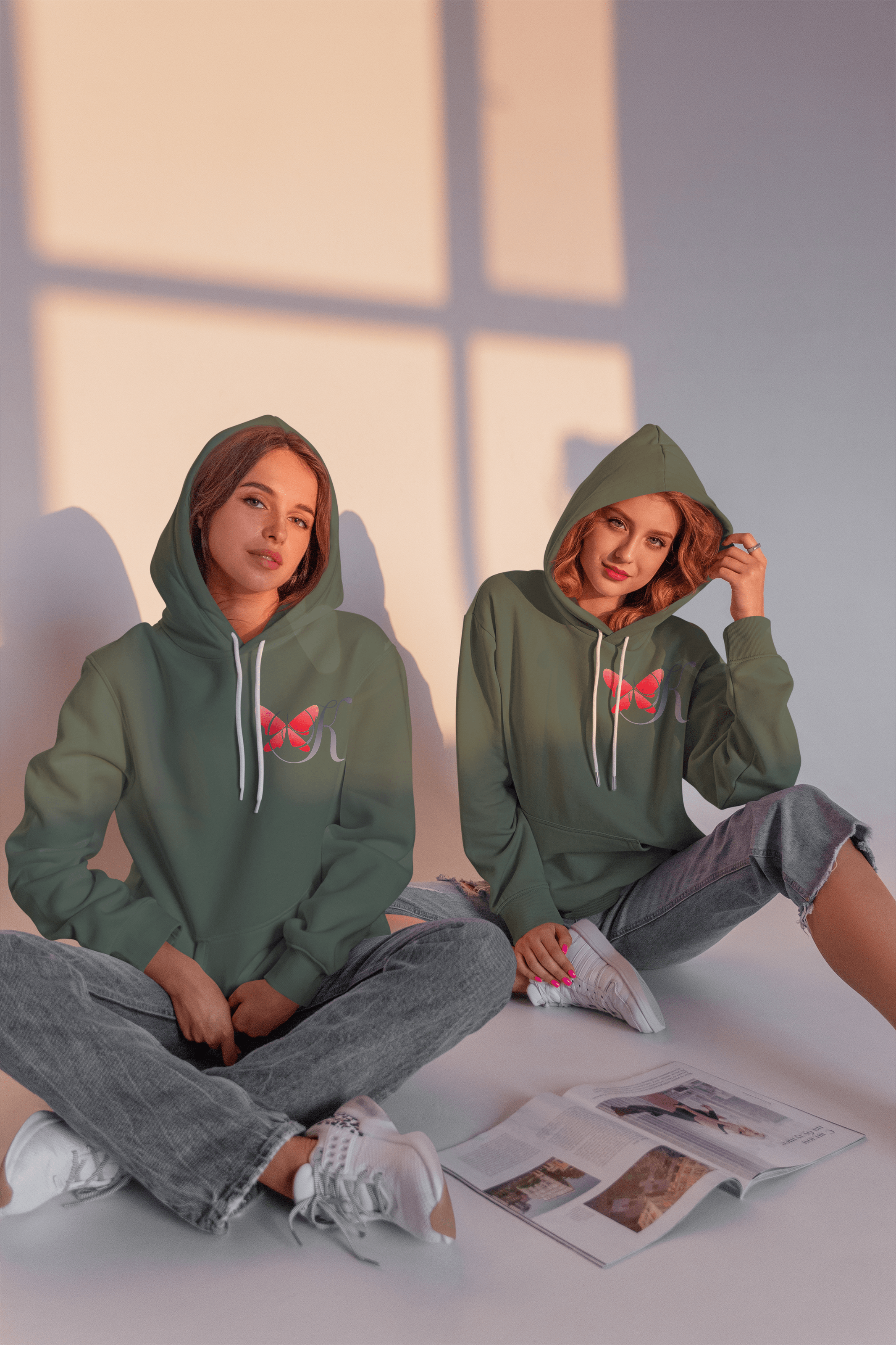 Fashionable Green Hoodie – Cozy & Breathable Streetwear Sweatshirt by K-AROLE