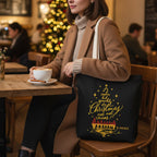 Calm but Sparkly” Christmas Tote Bag | K-AROLE®️ Holiday Chic