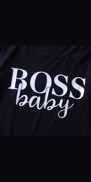 Boss baby - Stylish graphic tee with bold typography