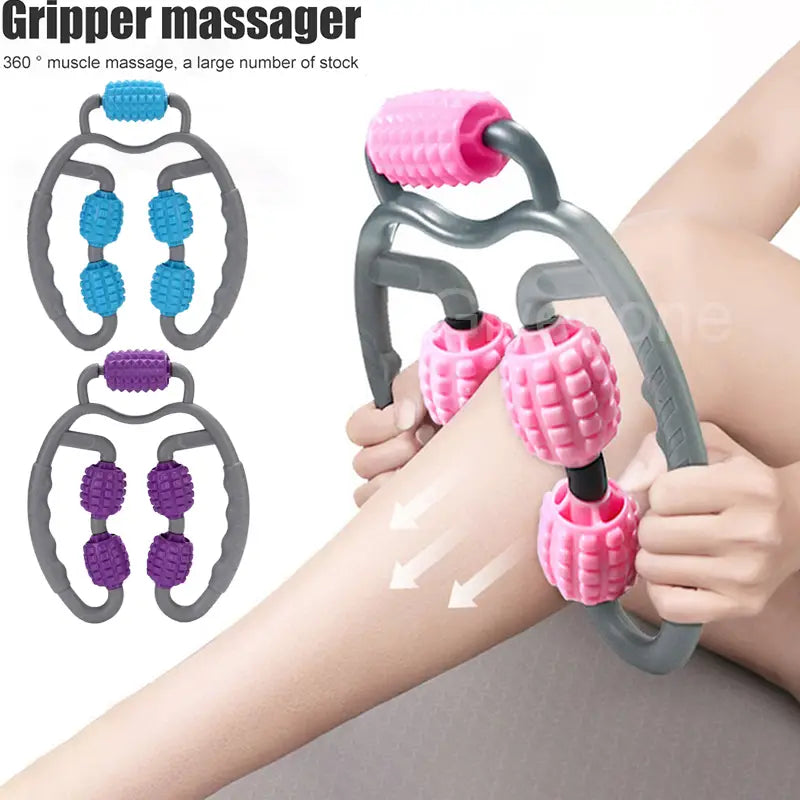 U Shape Trigger Point Massage Roller Full Body Tool Arm Leg