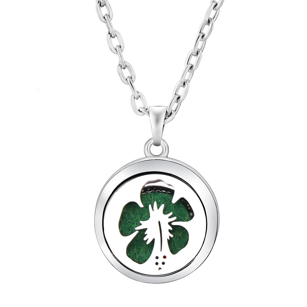 Collier Diffuseur Rond — Arbre de Vie & 9 Motifs