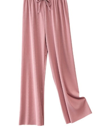 High Waisted And Draped Student Casual Pants