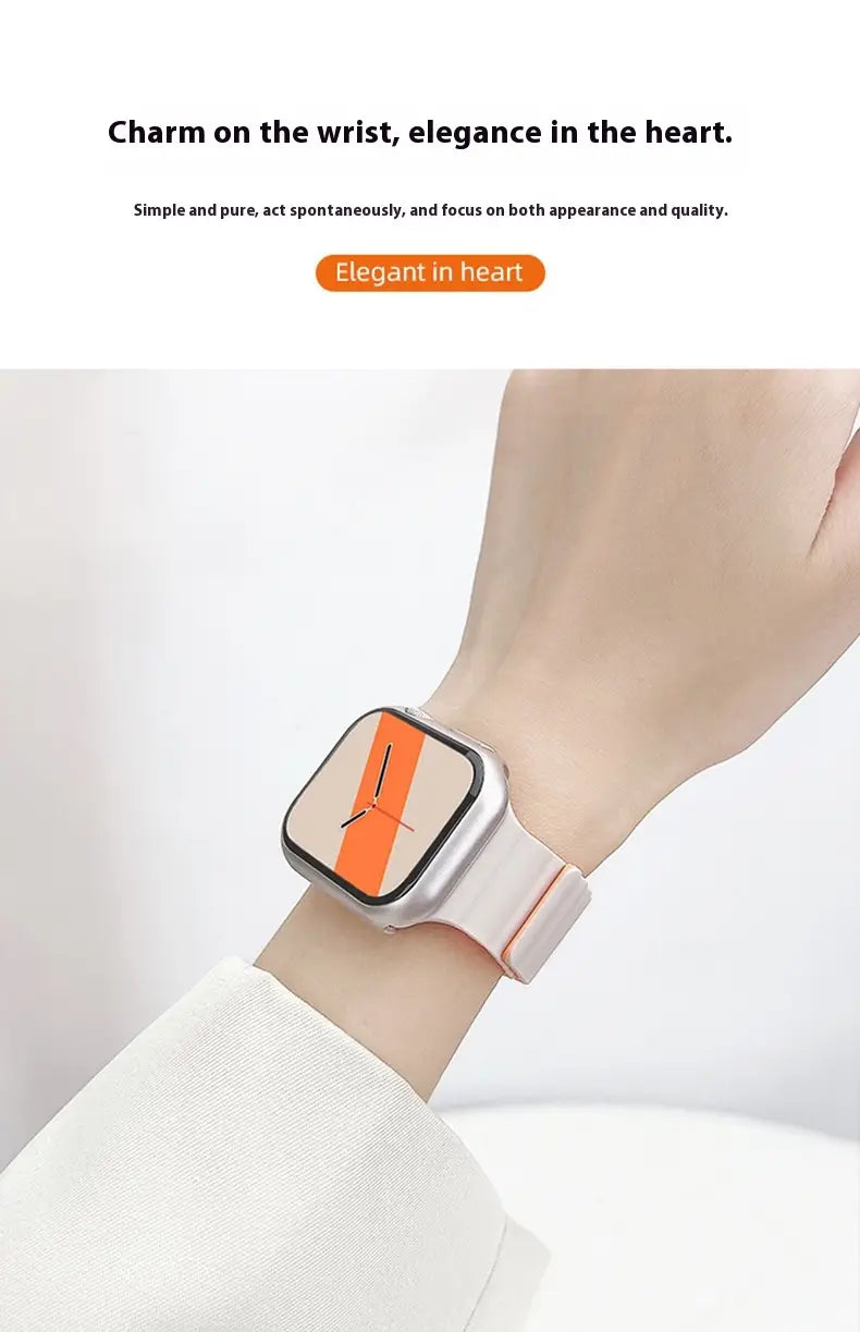 Band Silicone Magnetic Watch Strap