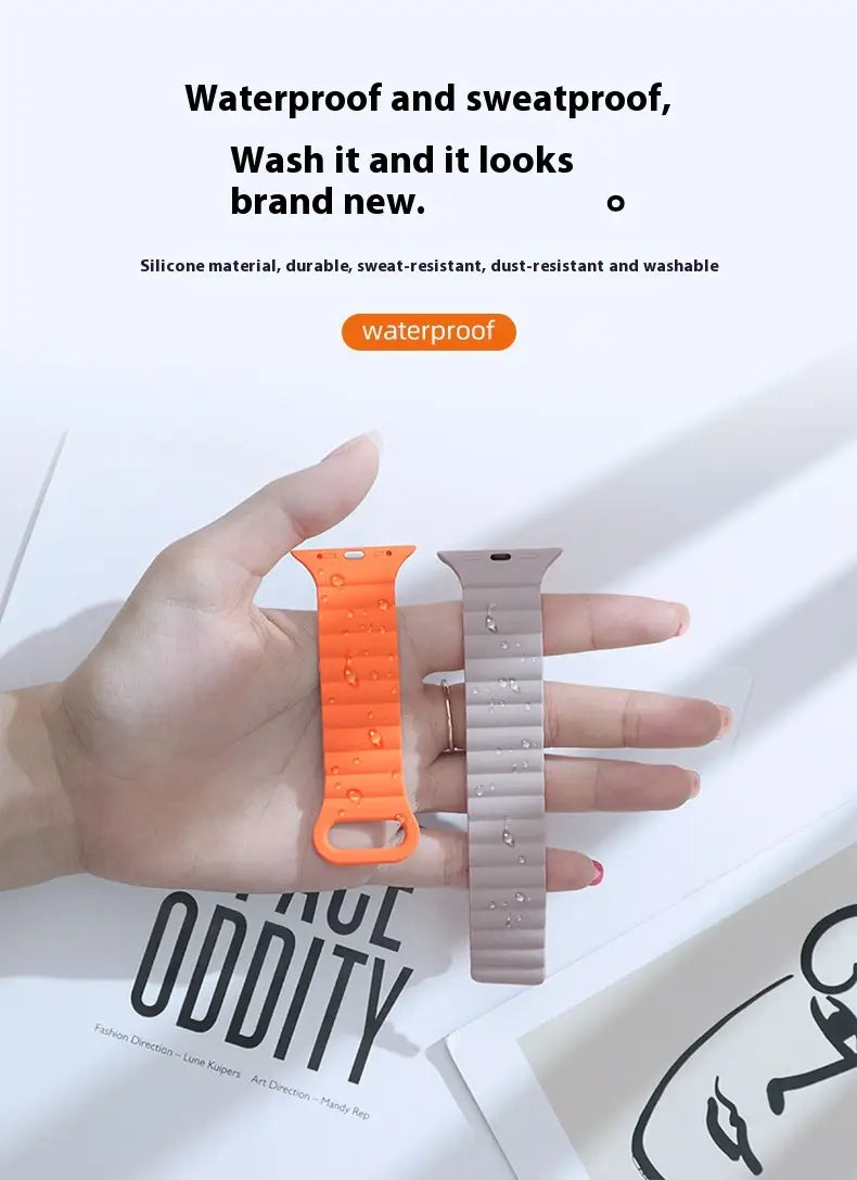 Band Silicone Magnetic Watch Strap