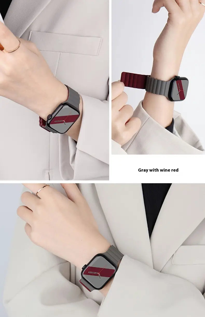 Band Silicone Magnetic Watch Strap