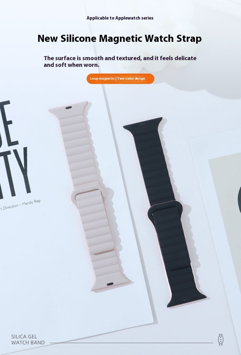 Band Silicone Magnetic Watch Strap