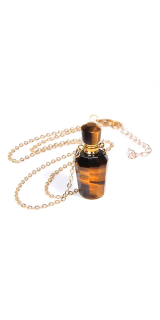 K-AROLE™️ Collier avec pendentif en cristal pour bouteille de parfum