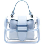 K-AROLE®️ Ladies pvc transparent bag - Blue - Handbag