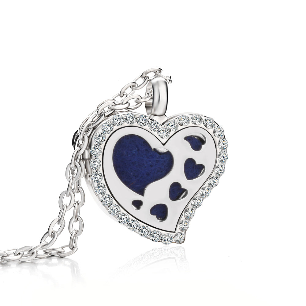 Heart Diffuser Necklace – Scented Jewelry by K‑AROLE™