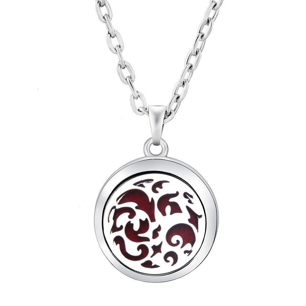 Collier Diffuseur Rond — Arbre de Vie & 9 Motifs