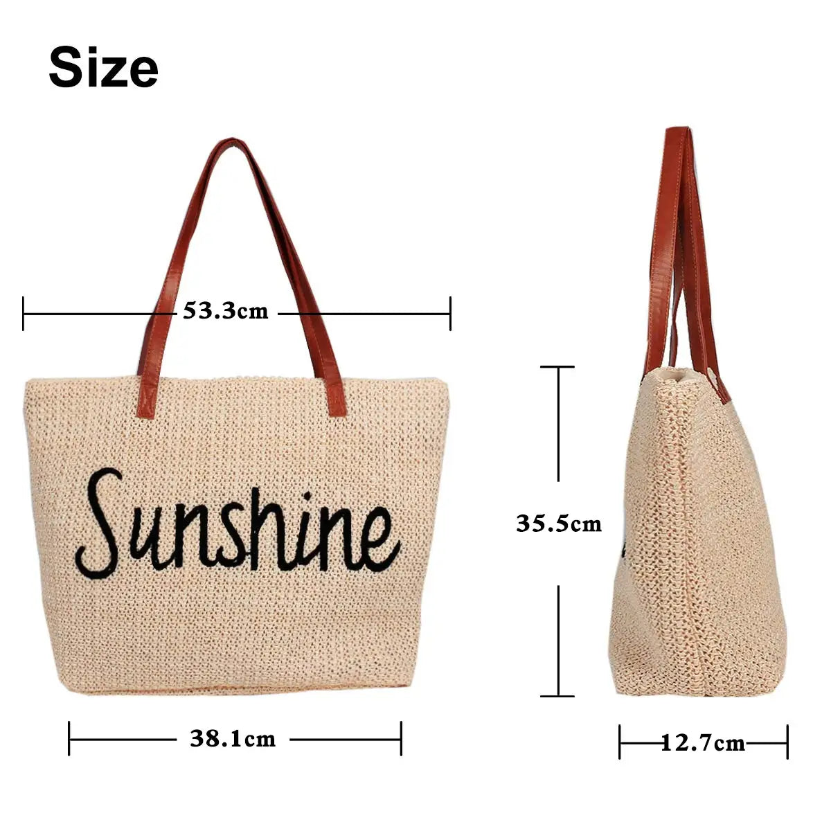 Women’s Outdoor Popular Straw Beach Bag