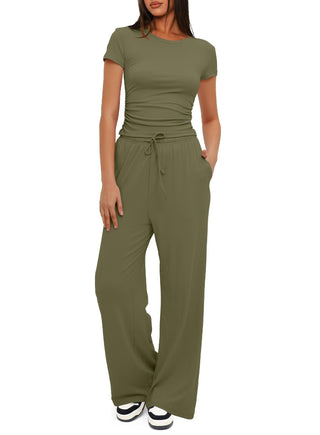 Trendy Casual Solid Color Jumpsuit For Women
