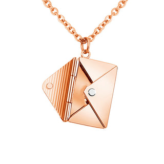 K-AROLE™️ 优雅折纸吊坠项链，适合女士 - 极简主义几何珠宝礼物