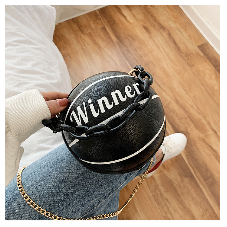 Trendy Basketball Bag Small Round Bag from K-AROLE®️