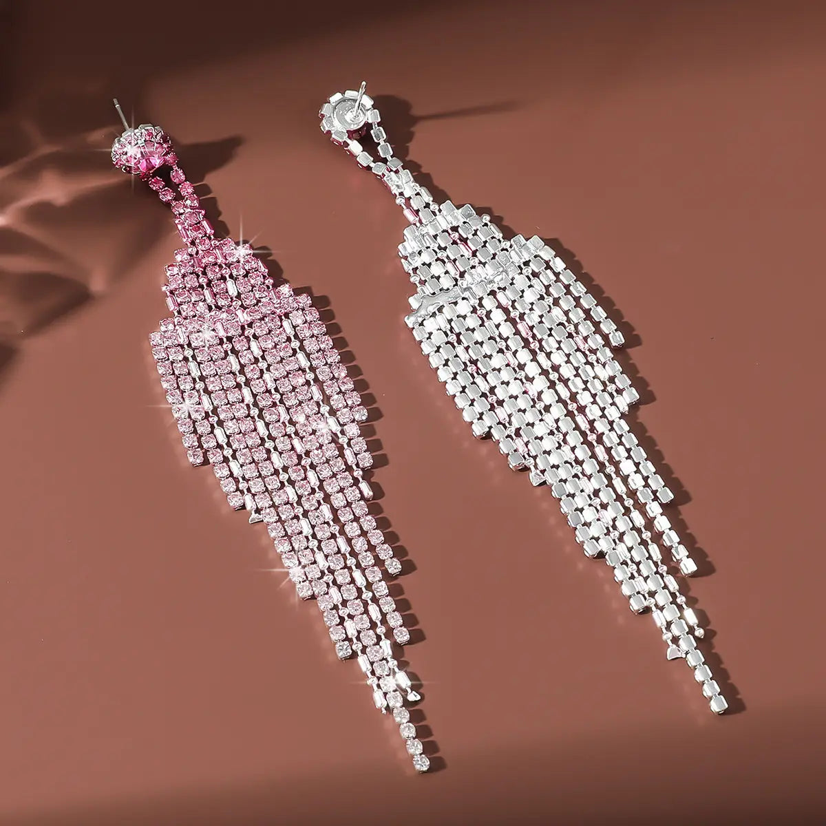 Full Rhinestone Tassel High-grade Affordable Luxury Style