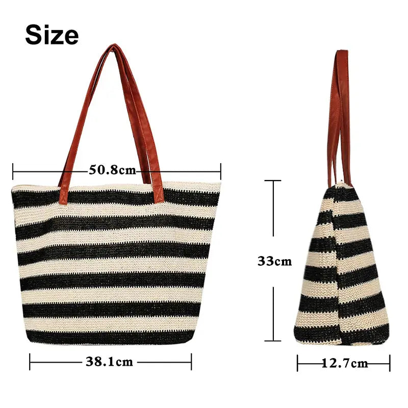 Women’s Outdoor Popular Straw Beach Bag