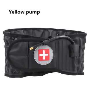 Black medical first aid bag with a red cross symbol and a yellow pump in the image.